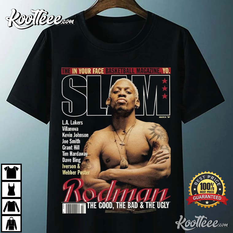 Dennis Rodman Slam Basketball Magazine T-Shirt
