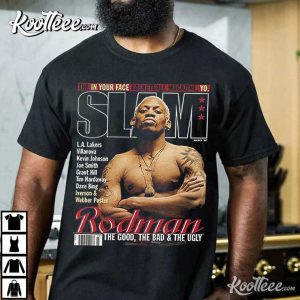 Dennis Rodman Slam Basketball Magazine T Shirt 3