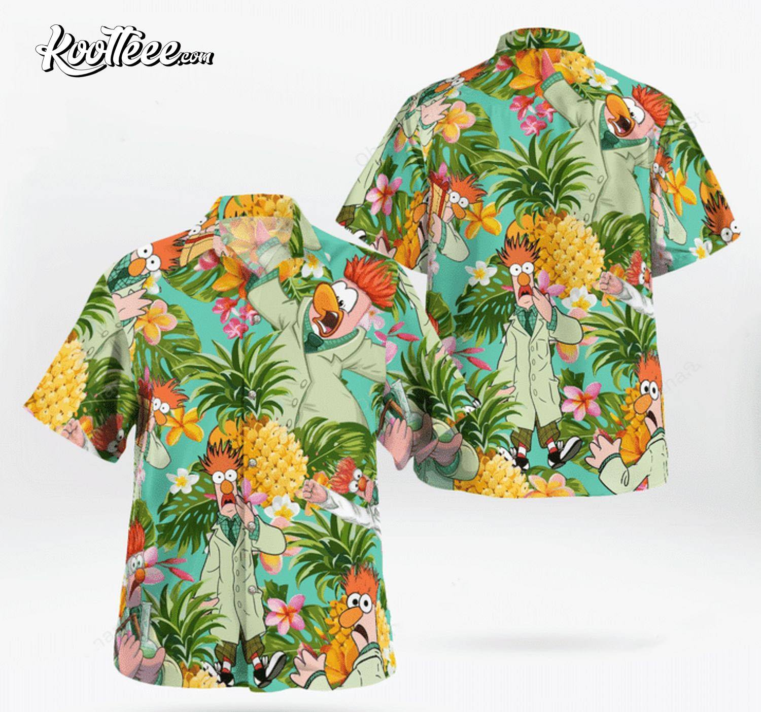 The Muppet Show Beaker Pineapple Tropical Hawaiian Shirt
