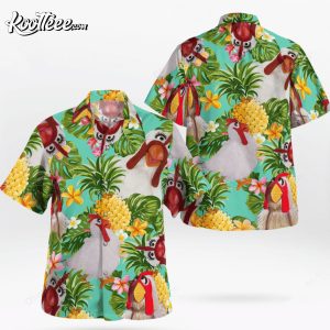 The Muppet Camilla The Chicken Pineapple Tropical Hawaiian Shirt The Muppet Camilla The Chicken Pineapple Tropical Hawaiian Shirt