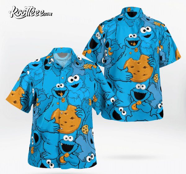 The Muppet Cookie Monster Hawaiian Shirt