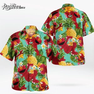 Muppet The Show Elmo Pineapple Tropical Hawaiian Shirt