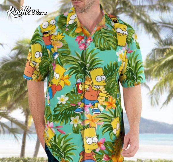 The Simpsons Tropical Forest Hawaiian Shirt