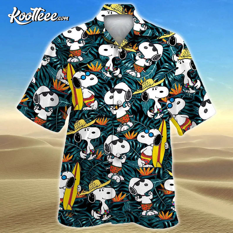 Tropical Snoopy Summer Time Hawaiian Shirt