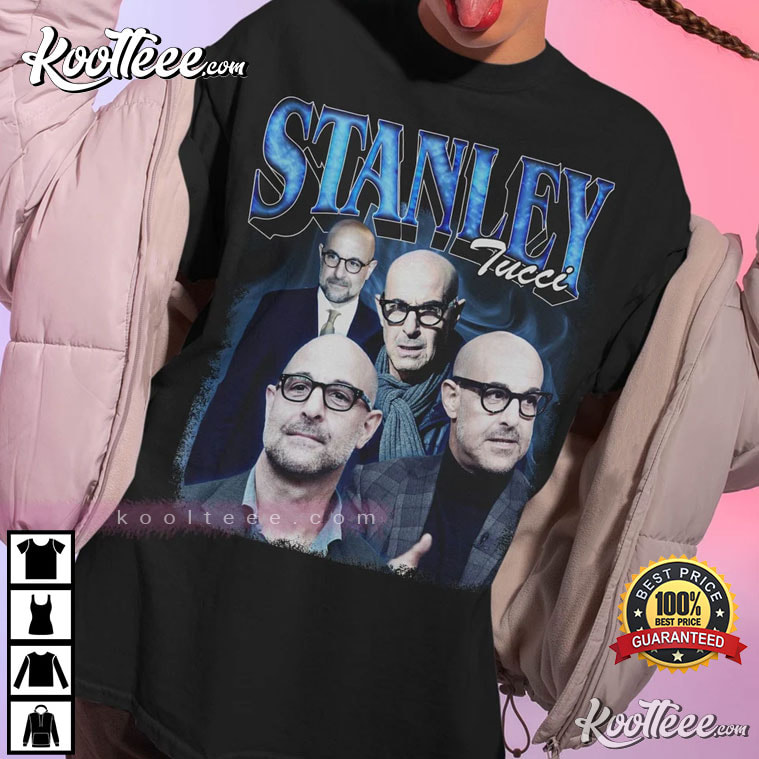 Stanley Tucci Cool Retro Rock Poster T-shirt
