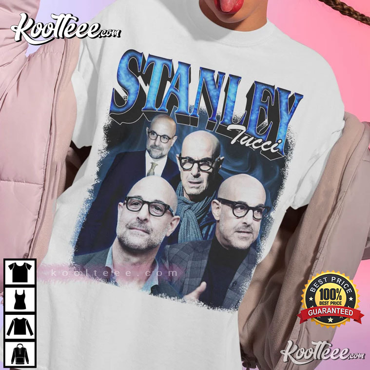 Stanley Tucci Cool Retro Rock Poster T-shirt