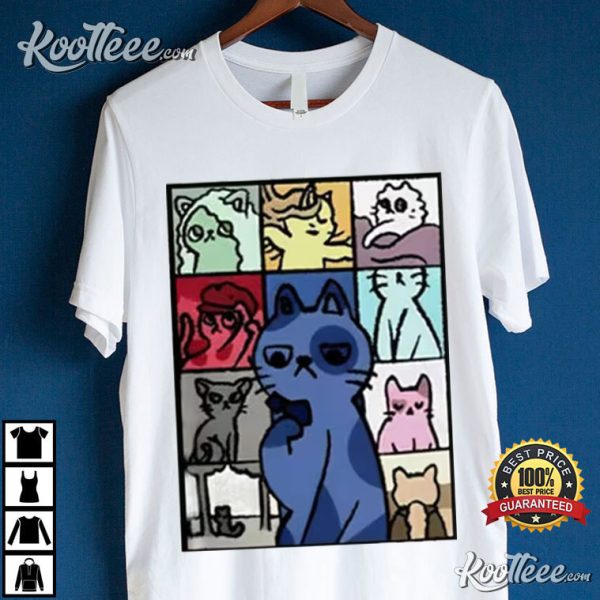 The Eras Tour 2023 Cat Edition Midnights Karma Is A Cat T-Shirt