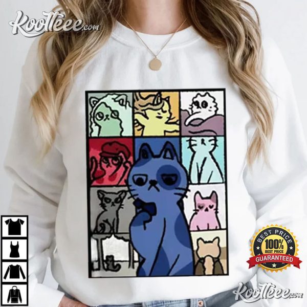 The Eras Tour 2023 Cat Edition Midnights Karma Is A Cat T-Shirt