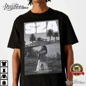 Vintage SZA Good Days Graphic Merch SOS Tour 2023 T Shirt 1