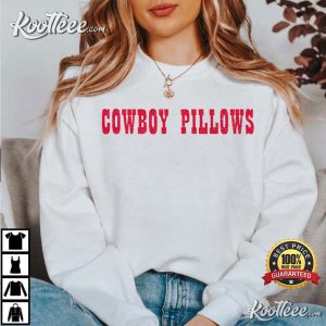 Women's Tri Blend Racerback Cowboy Pillows T Shirt 3