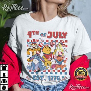 Winnie The Pooh 4th Of July 1776 T-Shirt