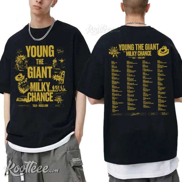Young The Giant & Milky Chance 2023 Tour T-Shirt