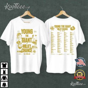 Young The Giant & Milky Chance 2023 Tour T Shirt 2
