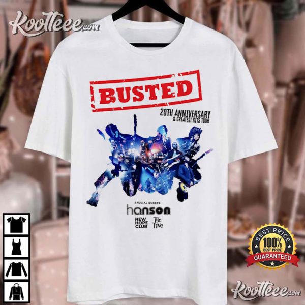 Busted 20th Anniversary Tour 2023 T-Shirt