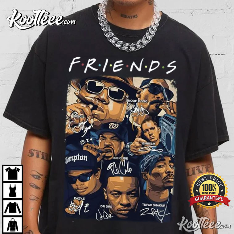 F.R.I.E.N.D.S Hip Hop Rap Legends And Pioneers T-Shirt