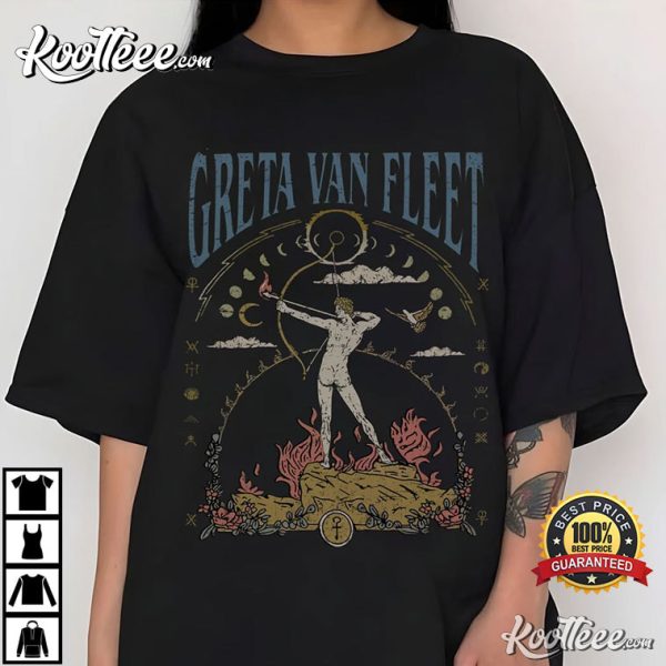 Greta Van Fleet Dreams In Gold T-Shirt