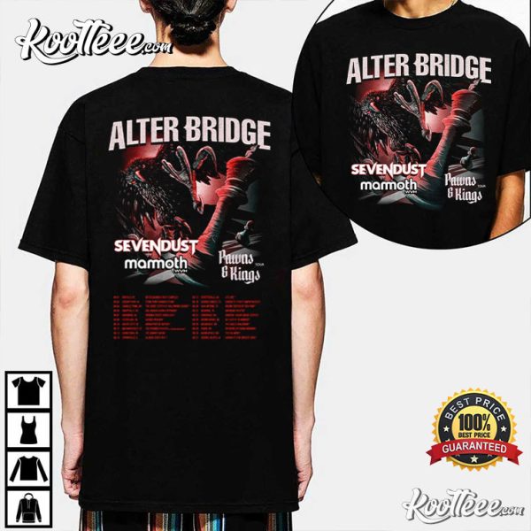 Alter Bridge Pawns And Kings Tour T-Shirt