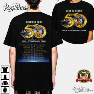 Kansas Rock Band 50th Anniversary Tour 2023 T Shirt 1
