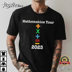 Ed Sheeran Mathematics Concert 2023 Tour T Shirt 1
