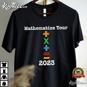Ed Sheeran Mathematics Concert 2023 Tour T Shirt 2