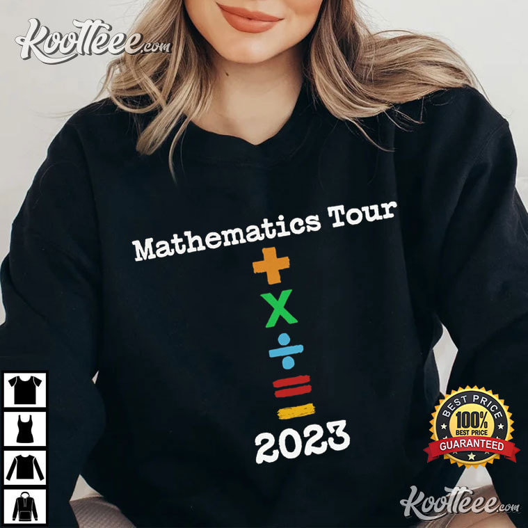 Ed Sheeran Mathematics Concert 2023 Tour T-Shirt