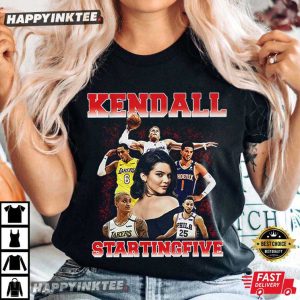 Kendall Starting Five Loahaddian Kendall Jenner Team T Shirt 2