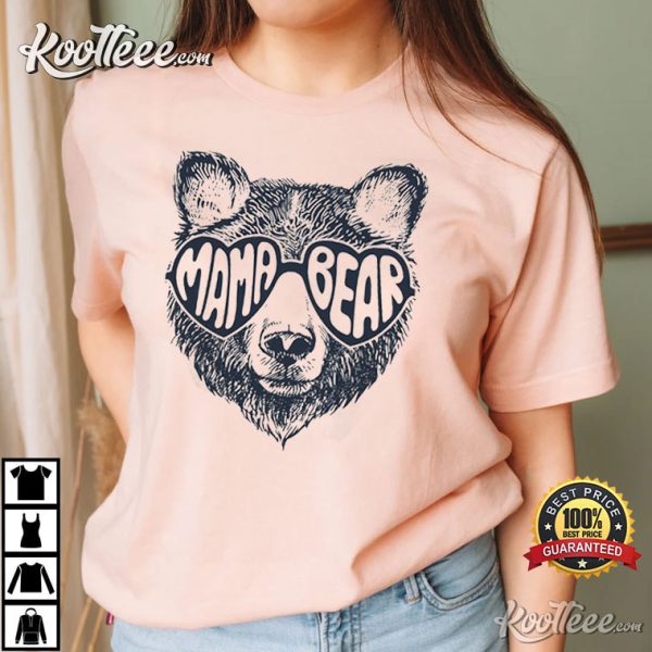 Mother’s Day Mama Bear Cute Mom Bear T-Shirt