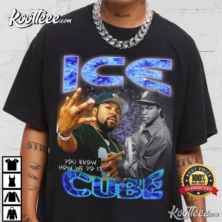 Ice Cube Vintage Bootleg Rapper 90s Fan Gift T-Shirt