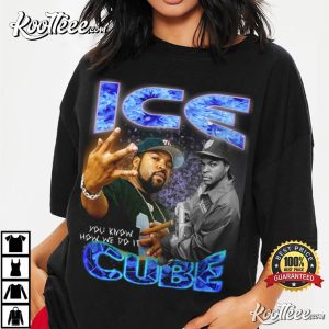 Ice Cube Vintage Bootleg Rapper 90s Fan Gift T Shirt 2