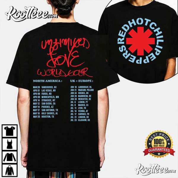 Red Hot Chili Peppers America Tour Best T-Shirt