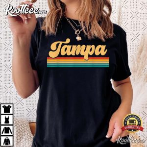Retro City Of Tampa Florida Best T Shirt 1