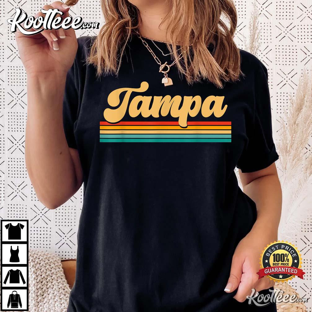 Retro City Of Tampa Florida Best T-Shirt