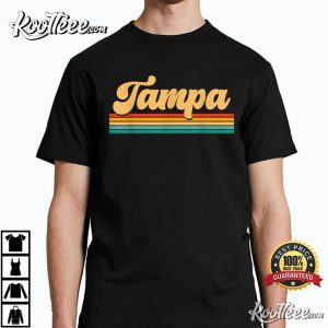 Retro City Of Tampa Florida Best T Shirt 3