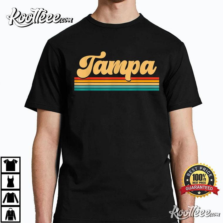 Retro City Of Tampa Florida Best T-Shirt
