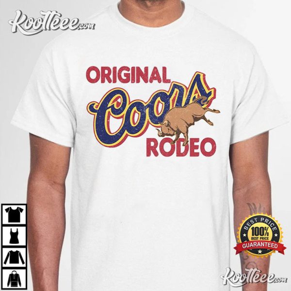 Rodeo Retro Beer Coors Gift For Fan T-Shirt