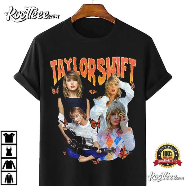 Taylor Homage Merch SWIFTIE Butterfly T-Shirt