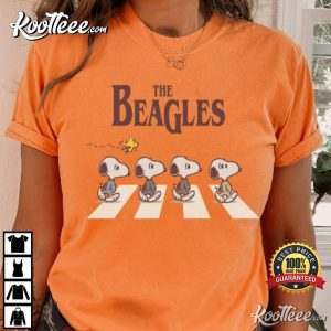 The Beagles Snoopy Charlie Brown The Beatles Music Lover Gift T Shirt 2