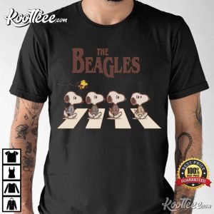 The Beagles Snoopy Charlie Brown The Beatles Music Lover Gift T Shirt 3