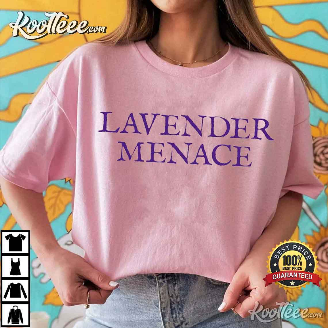 Lavender Menace Scream VI Mindy LGBTQIA+ Ghostface T-Shirt