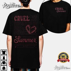 Cruel Summer Devils Roll The Dice Taylor Lover Album T Shirt 1