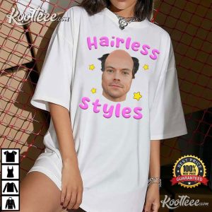 Harry Styles Hairless Style Meme Funny T-Shirt