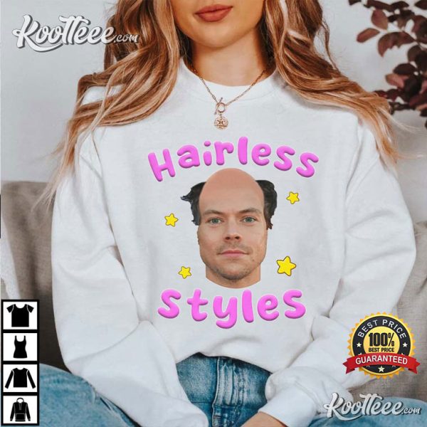 Harry Styles Hairless Style Meme Funny T-Shirt