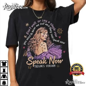 Speak Now Taylor's Version Eras Tour Merch T Shirt 2