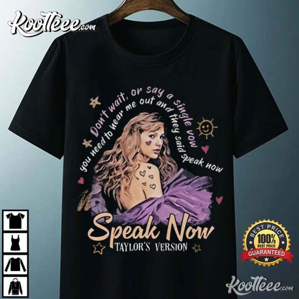 Speak Now Taylor’s Version Eras Tour Merch T-Shirt