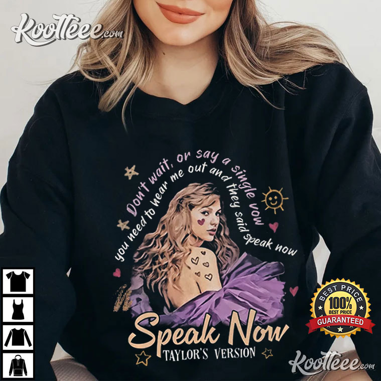 Speak Now Taylor's Version Eras Tour Merch T-Shirt