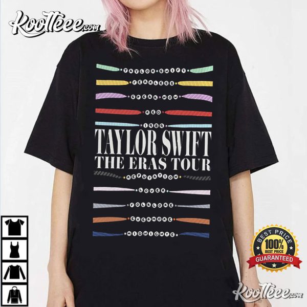 Taylor All Album The Eras Tour Beaded Bracelets T-Shirt