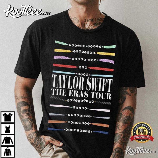 Taylor All Album The Eras Tour Beaded Bracelets T-Shirt