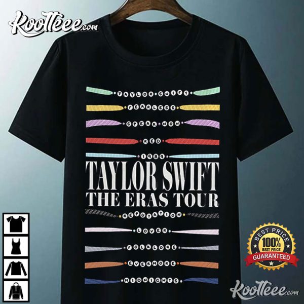 Taylor All Album The Eras Tour Beaded Bracelets T-Shirt