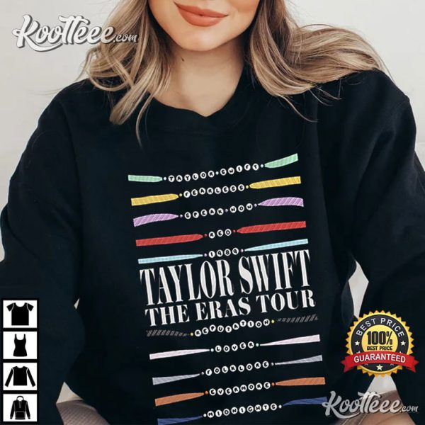 Taylor All Album The Eras Tour Beaded Bracelets T-Shirt