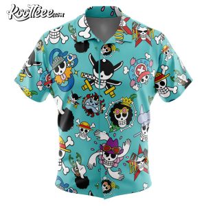 One Piece Strawhats Jolly Roger Hawaiian Shirt
